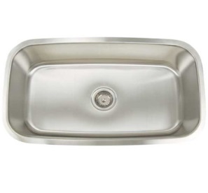 standard 16g full bowl sink